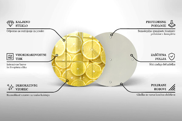 Kitchen worktop protector Lemon fruit