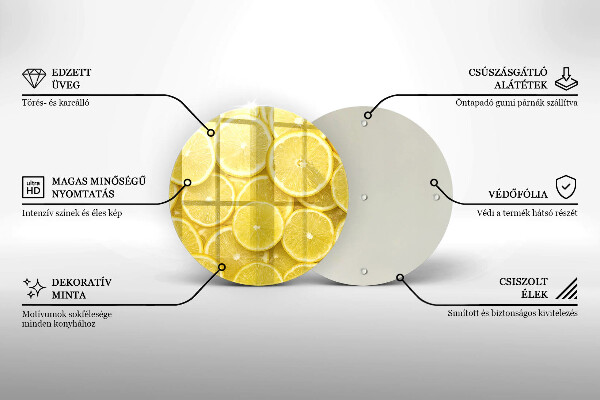 Kitchen worktop protector Lemon fruit