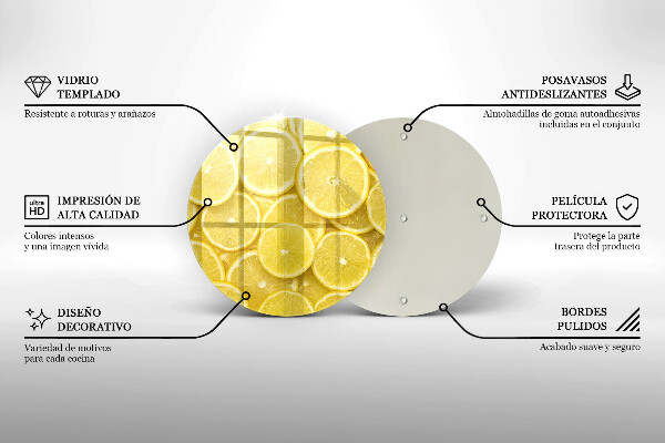 Kitchen worktop protector Lemon fruit