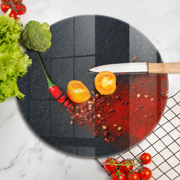 Kitchen worktop protector Chilli pepper