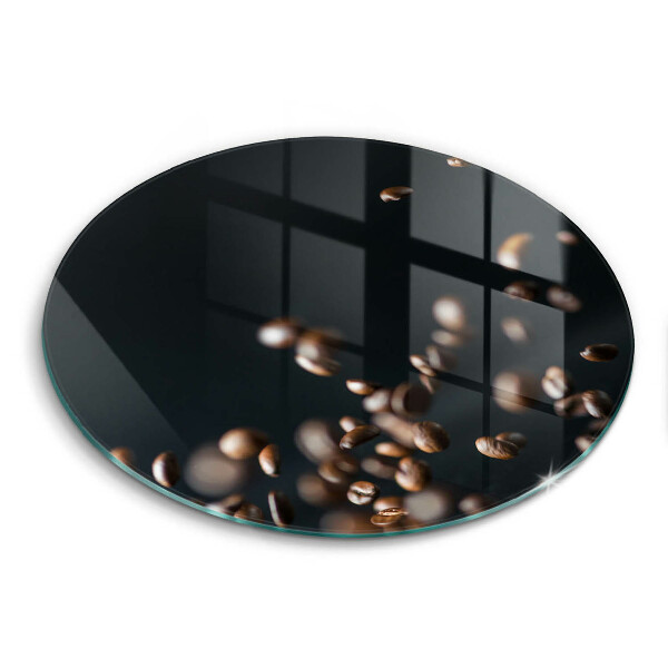 Kitchen worktop protector Falling coffee beans