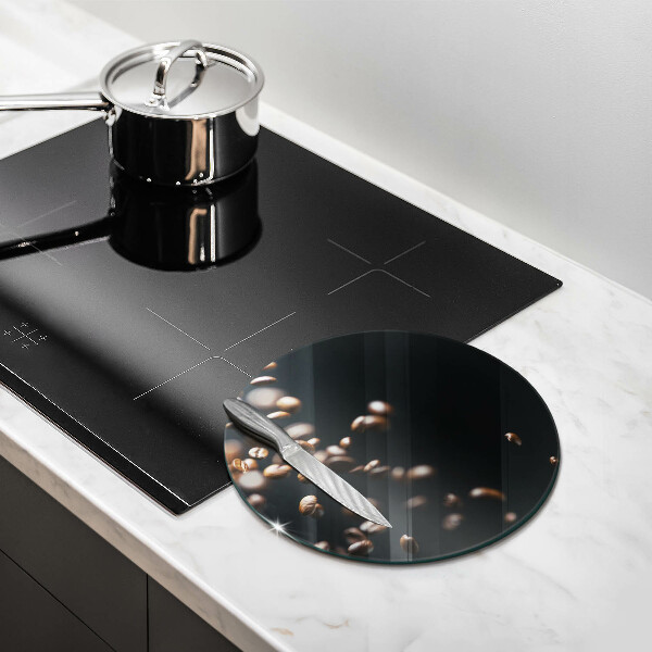 Kitchen worktop protector Falling coffee beans