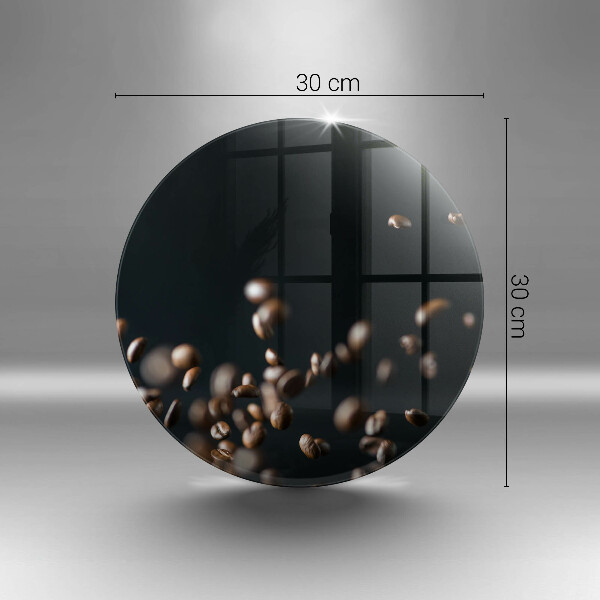 Kitchen worktop protector Falling coffee beans