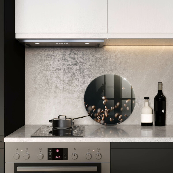 Kitchen worktop protector Falling coffee beans