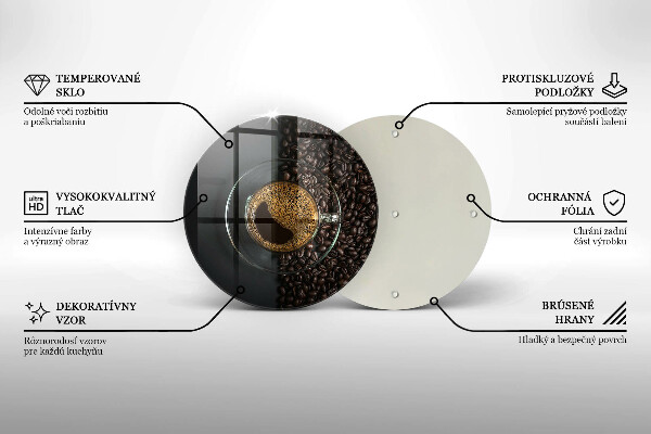 Chopping board Coffee and grains