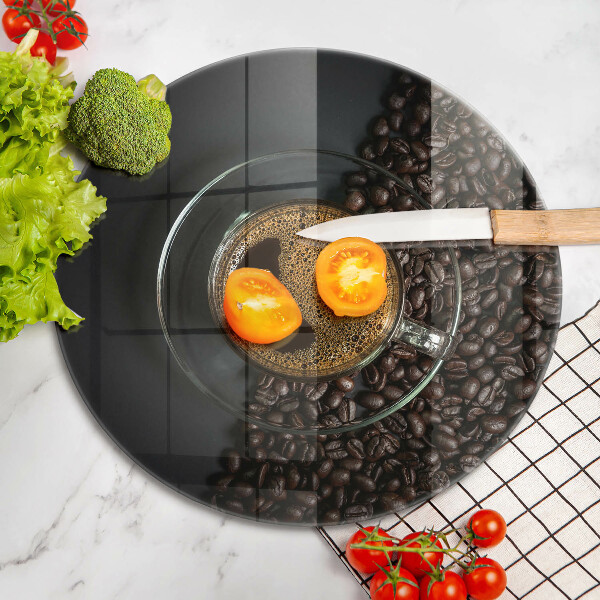 Chopping board Coffee and grains