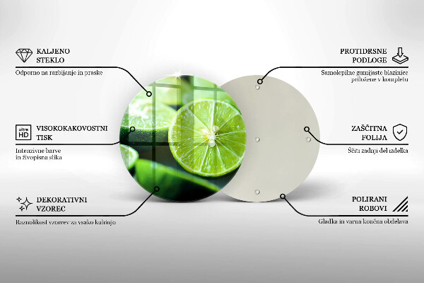 Cutting board Lime citruses