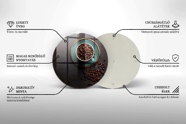 Cutting board Coffee grain cup