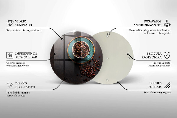 Cutting board Coffee grain cup