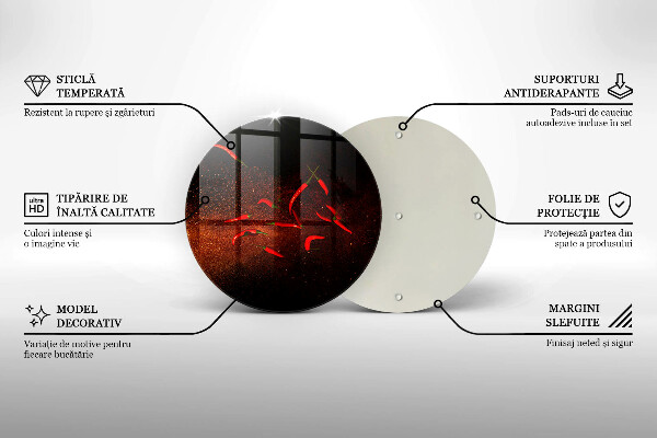 Cutting board Hot chili peppers