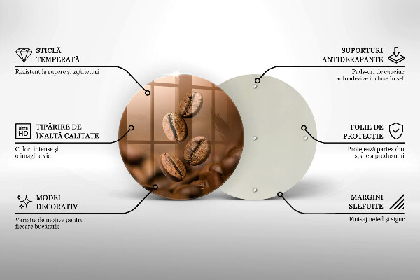 Cutting board Coffee beans