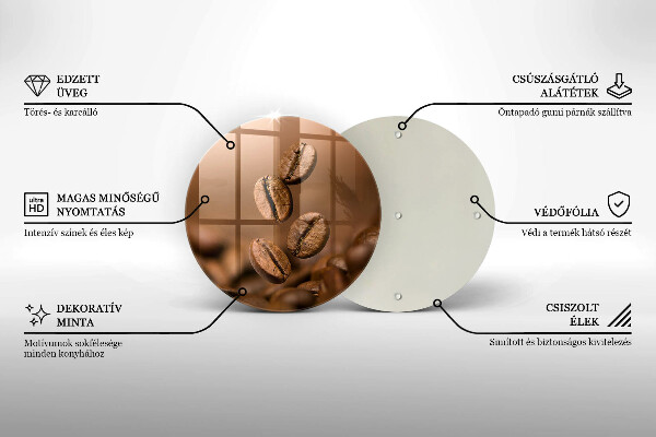 Cutting board Coffee beans