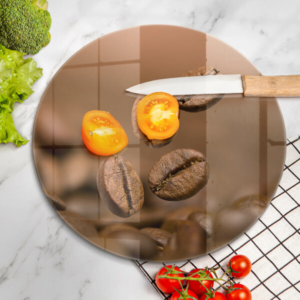 Cutting board Coffee beans