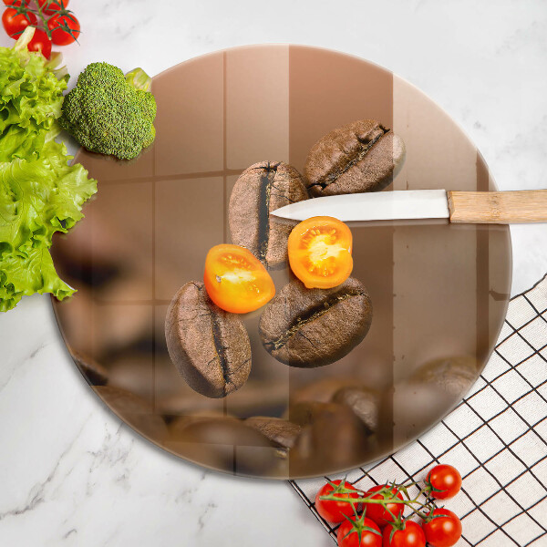 Cutting board Coffee beans