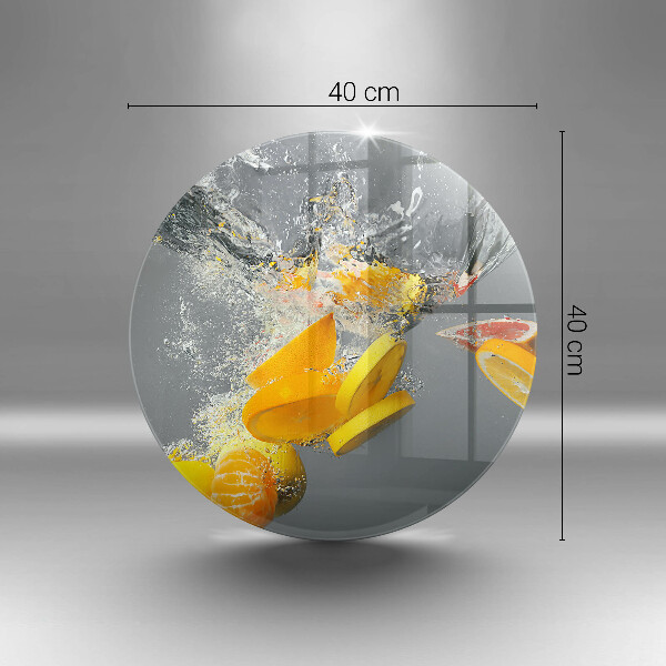 Cutting board Lemons in water