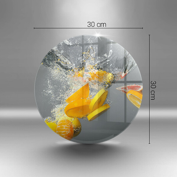 Cutting board Lemons in water