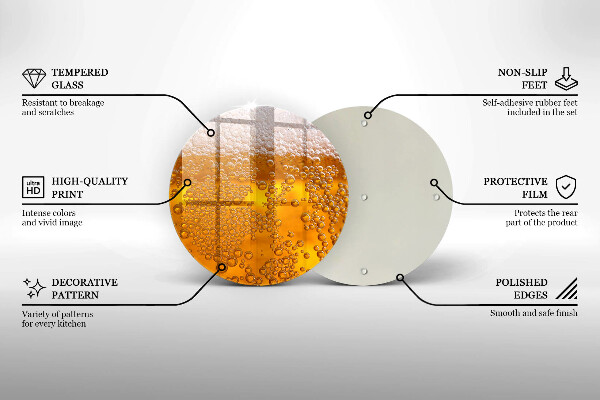 Cutting board Beer drink foam