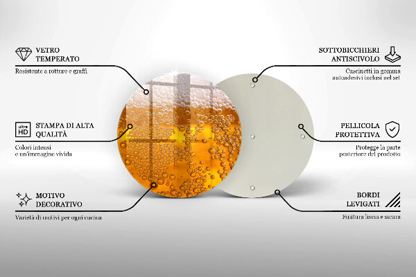 Cutting board Beer drink foam
