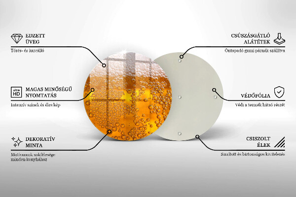 Cutting board Beer drink foam