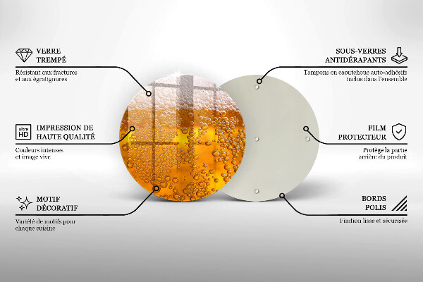 Cutting board Beer drink foam