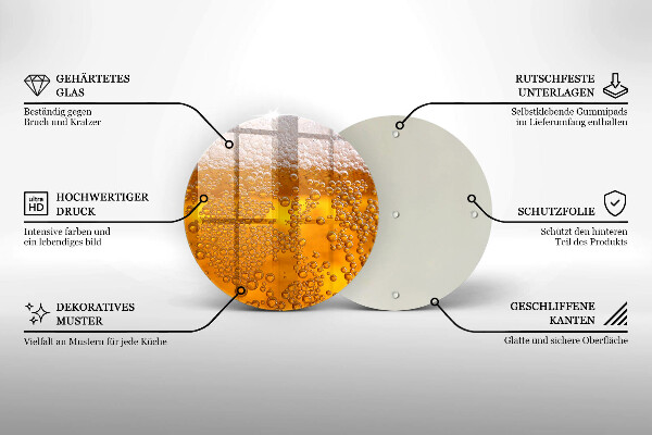 Cutting board Beer drink foam