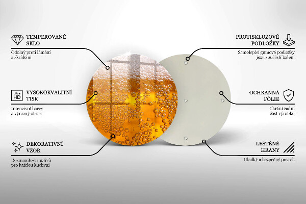 Cutting board Beer drink foam