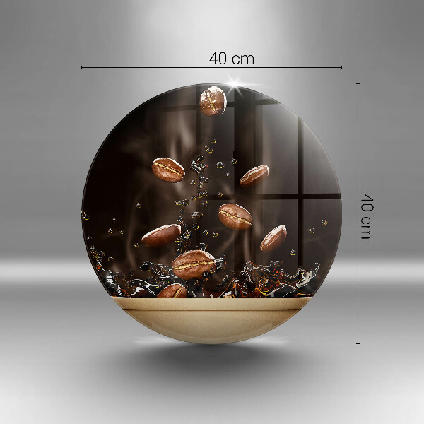 Cutting board Hot coffee beans