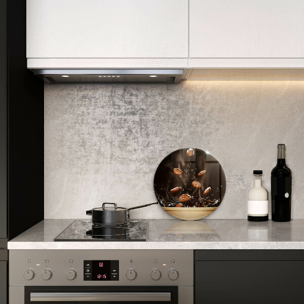 Cutting board Hot coffee beans