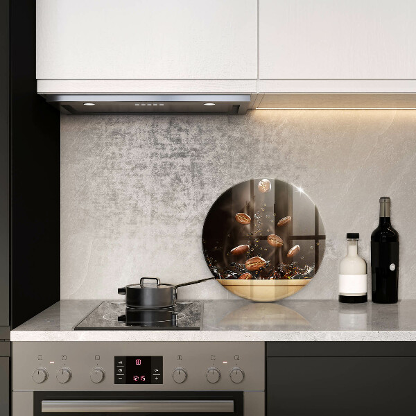 Cutting board Hot coffee beans