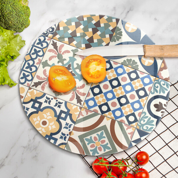 Chopping board glass Decorative tiles