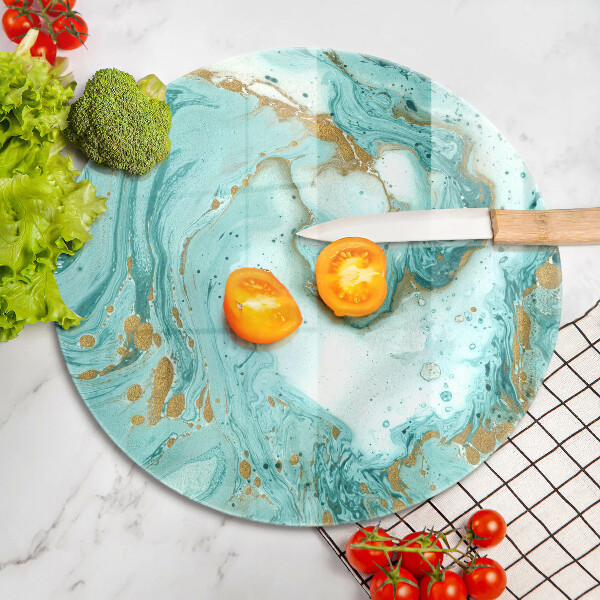 Chopping board Blue abstraction