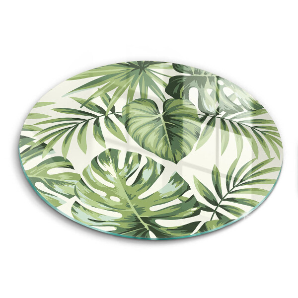 Kitchen worktop protector Illustration of Monster leaves