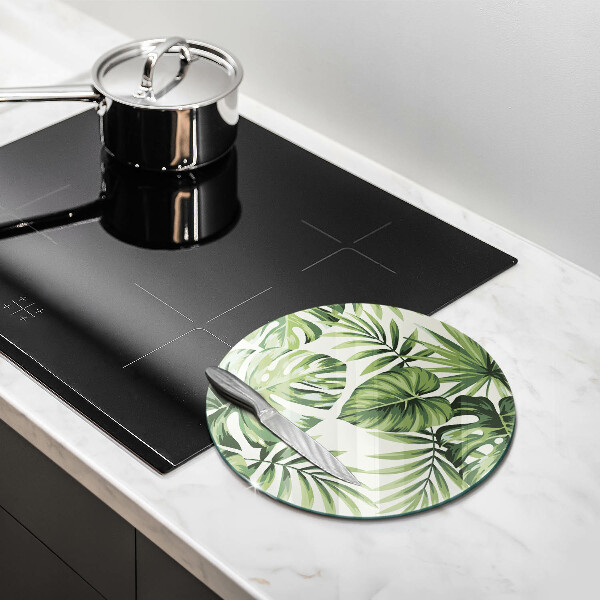 Kitchen worktop protector Illustration of Monster leaves