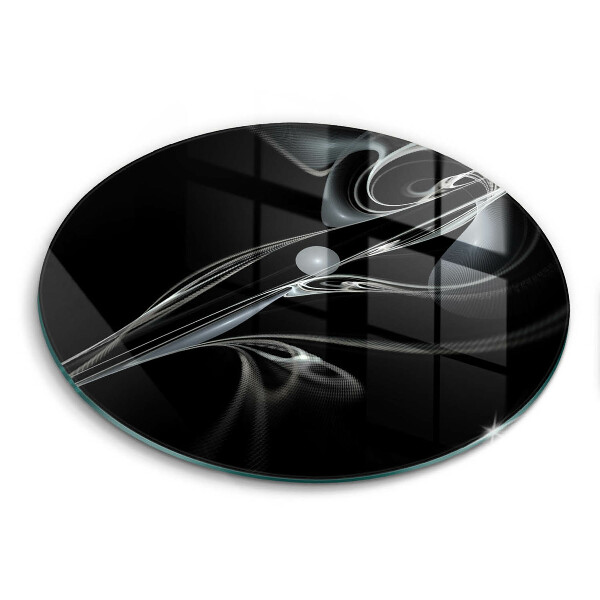 Glass worktop saver Modern abstraction