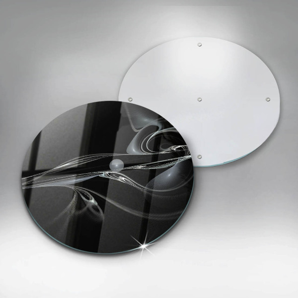 Glass worktop saver Modern abstraction