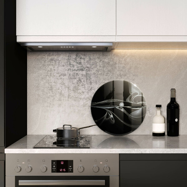 Glass worktop saver Modern abstraction