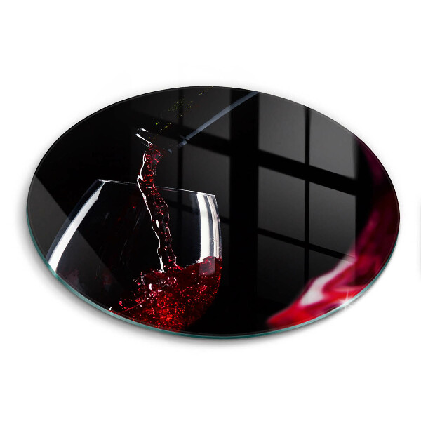 Glass worktop saver Red wine glass