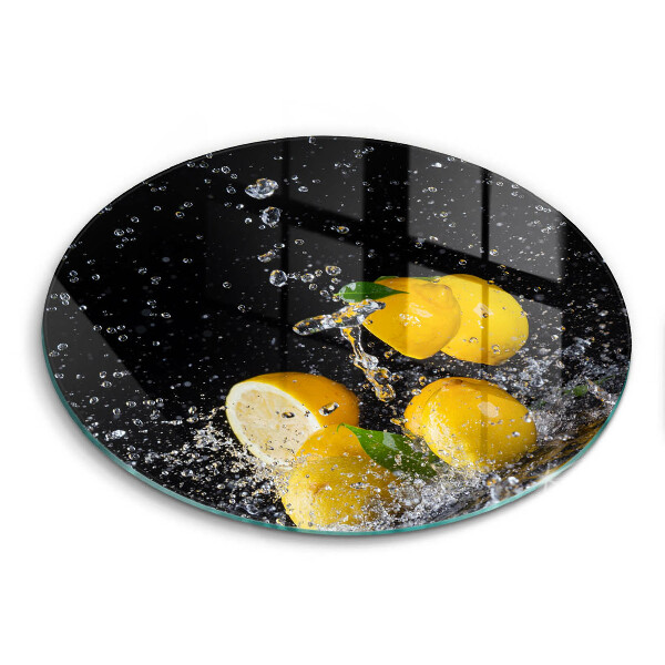 Glass worktop saver Juicy lemon fruit