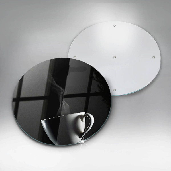 Glass worktop saver A cup of tea