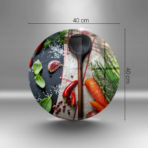 Glass worktop saver Kitchen food