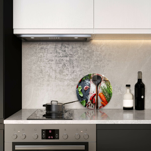 Glass worktop saver Kitchen food