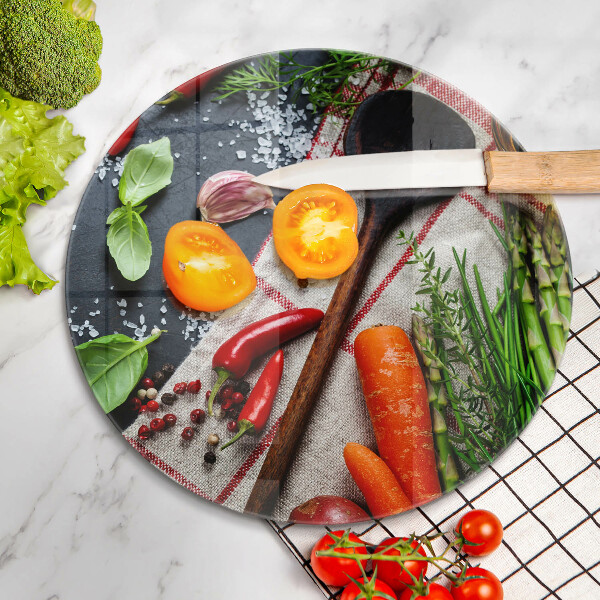 Glass worktop saver Kitchen food