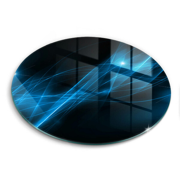 Glass worktop protector Blue smoke abstraction