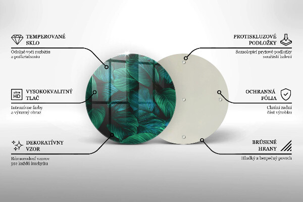 Kitchen worktop protector Jungle leaves