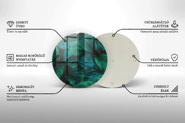 Kitchen worktop protector Jungle leaves