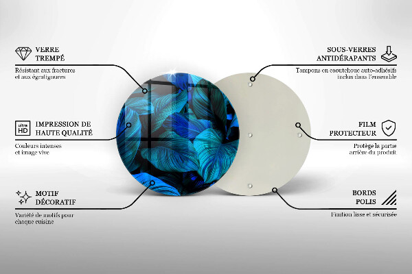 Kitchen worktop protector Jungle vegetation leaves