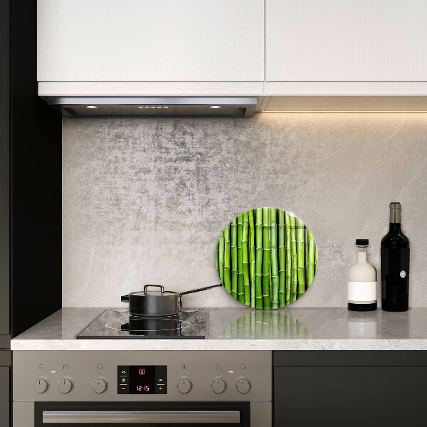 Glass worktop saver Nature bamboo