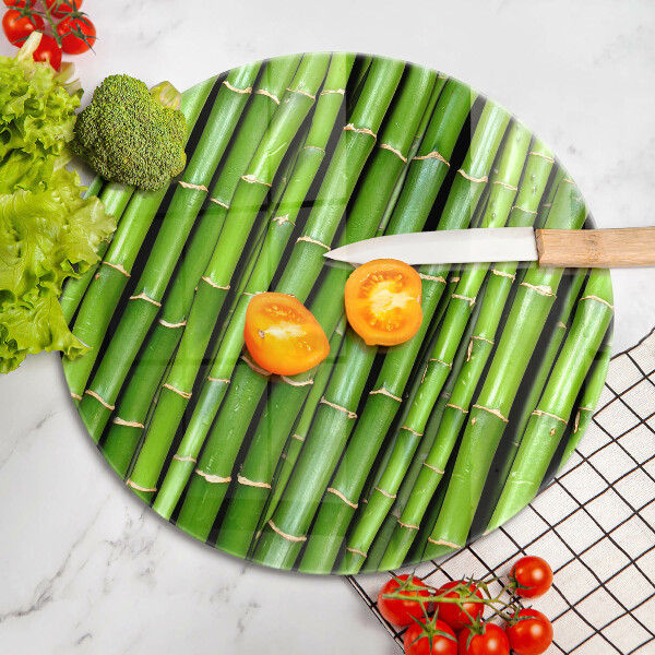 Glass worktop saver Nature bamboo