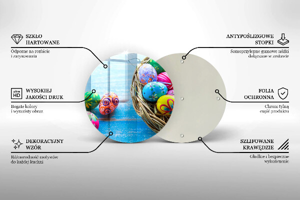 Kitchen worktop protector Easter eggs