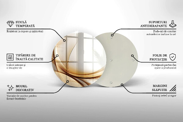 Chopping board glass Abstraction shapes